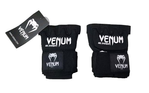 Venum kontact black - black, mitaines