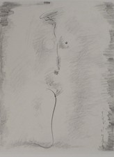 André MASSON: Nude - Signed Lithograph