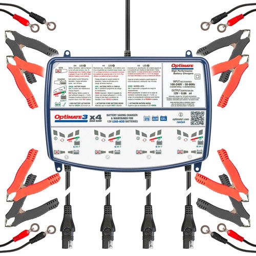 Optimate bank 12v 0 - x4, 0.8a