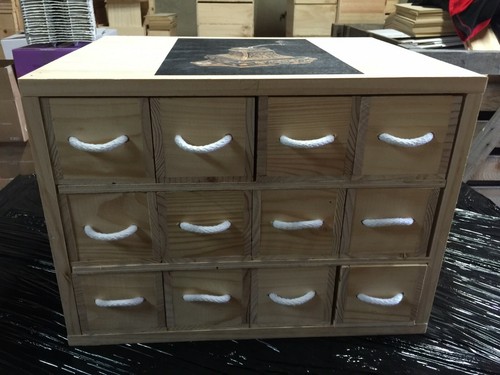 Caisse vin tiroirs - tiroirs, 12