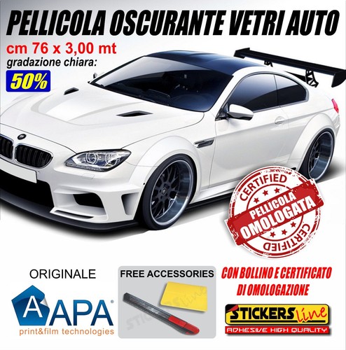 Film vitre voiture apa vlt - 50%,