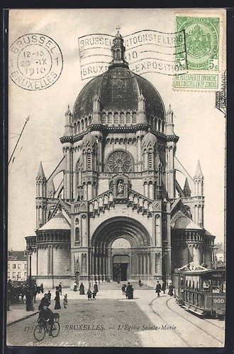 Carte postale bruxelles - carte,