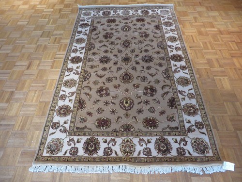 Hand knotted taupe - hand,