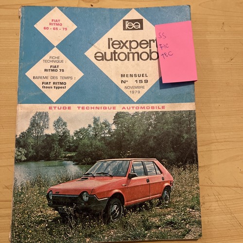 Revue technique fiat ritmo - revue,
