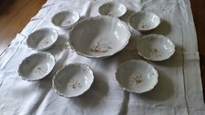 porcelaine bavaria theresia seltmann weiden service à fruit crème 8 coupelles 1