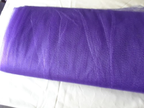 Purple tulle netting - 72",