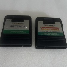 Spectron & Super Cross Force Colecovision) Tested, Cart Only Lot SpectraVideo