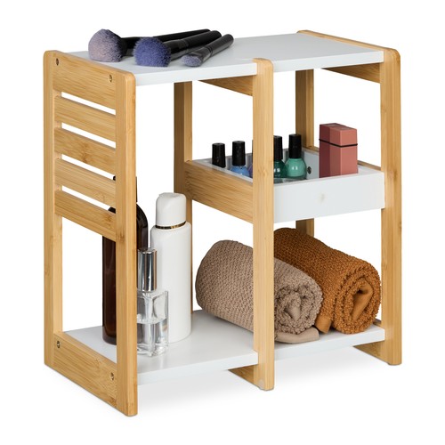 étagère bain bambou - Étagère,