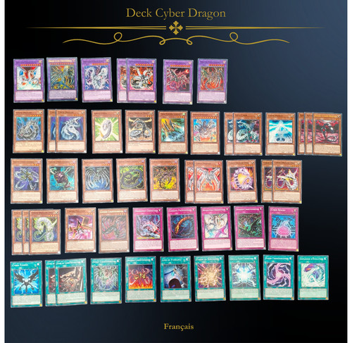 Deck cyber dragon - yu-gi-oh,