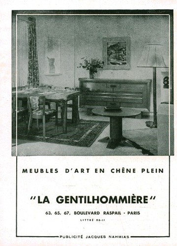 Publicité ancienne meubles