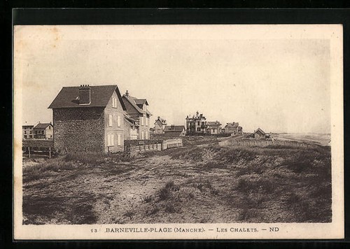 Cpa barneville plage les - cpa, barneville-plage,