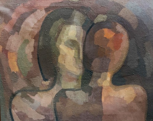 Couple peinture l huile - peinture, l'huile