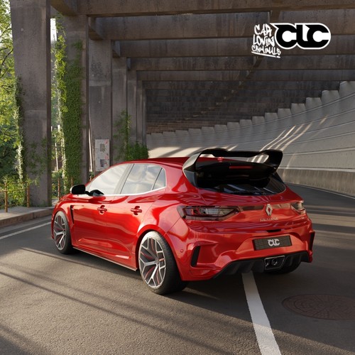 Renault megane rs spoiler - megane, iv
