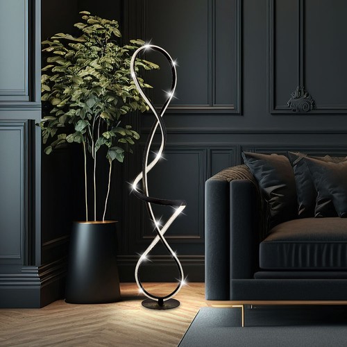 Lampe sur pied cristal - pied,