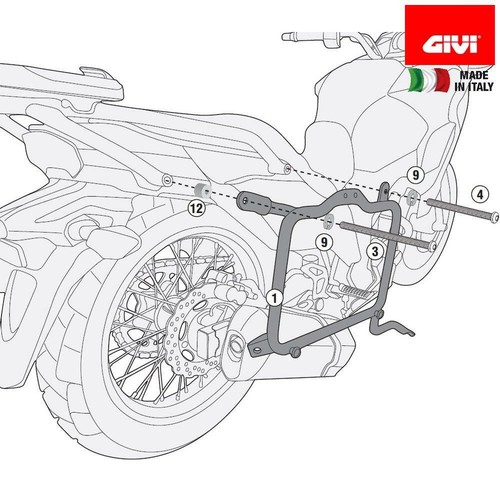 Givi pl4121 frames - givi, latéral