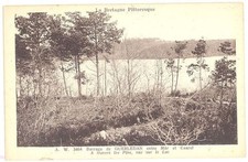 Old postcard 22 - Wall of Brittany (Côte d'Armor) - A. W. 3464. Guerledan Dam