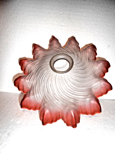 Ancien abat jour verre - ancien,