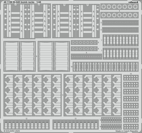 24d bomb racks hobby boss - hobby,
