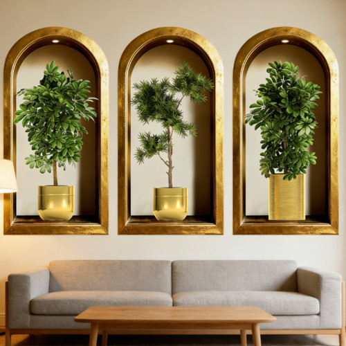 Autocollant mural plante - autocollant,