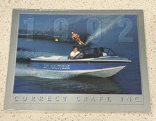 Rare 1990 CORRECT CRAFT DEALER BROCHURE SKI NAUTIQUE BAREFOOT. Specs options 