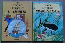 LOT 2 ALBUMS TINTIN