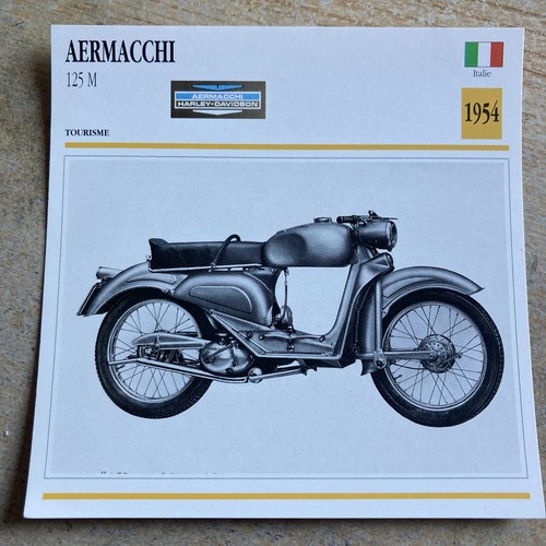 Aermacchi 125 1954 carte - aermacchi, m
