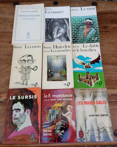Jean paul sartre lot de - sartre, 9