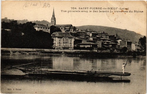 Cpa pierre boeuf - cpa, st-pierre-de-boeuf