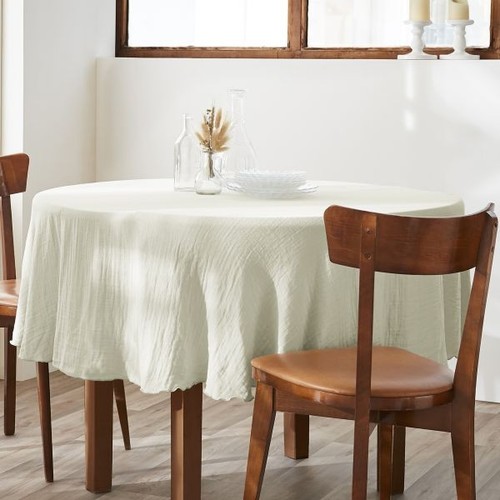 Nappe ronde 180x180 gaze de - cm,