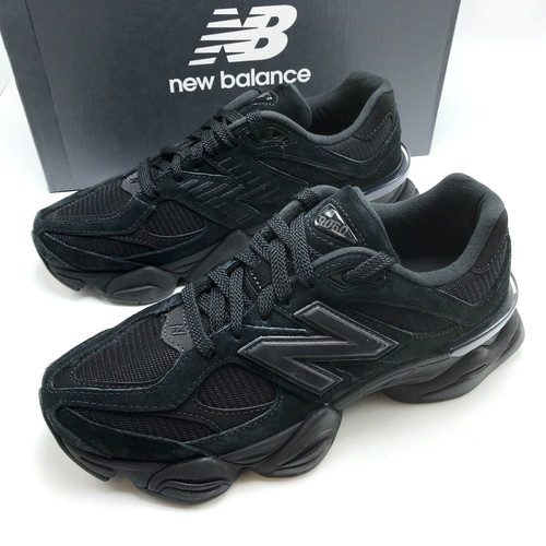 New balance 9060 triple black - new,