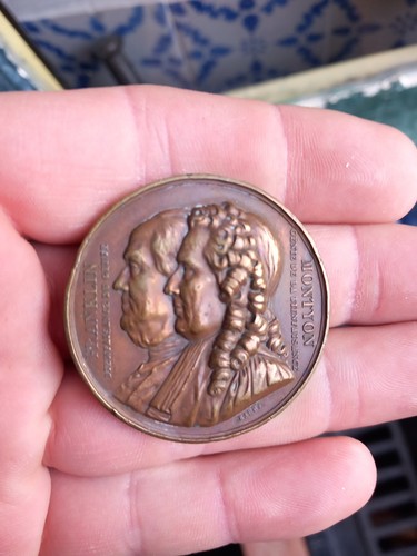 Médaille bronze franklin - médaille,