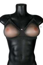 Soutien Gorge pour Prothèses Mammaires Faux Seins Homme Travesti Mammaire