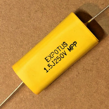 1 Condensateur EXPOTUS MPP 1.5µF - 250V AC - 1,5uF NOS MKP Filtrage HP Enceintes
