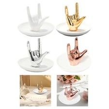 Porte-bagues en forme de main, plateau à bijoux, organisateur de bijoux pour