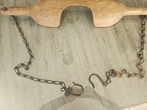 Ancien joug porte seaux - ancien,