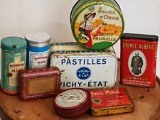 ANTIQUE ADVERTISING BOX LOT: GINGHAM, PIPERAZINZ, GYRALDOSE, PRINCE ALBERT