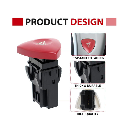 Bouton interrupteur warning - bouton,