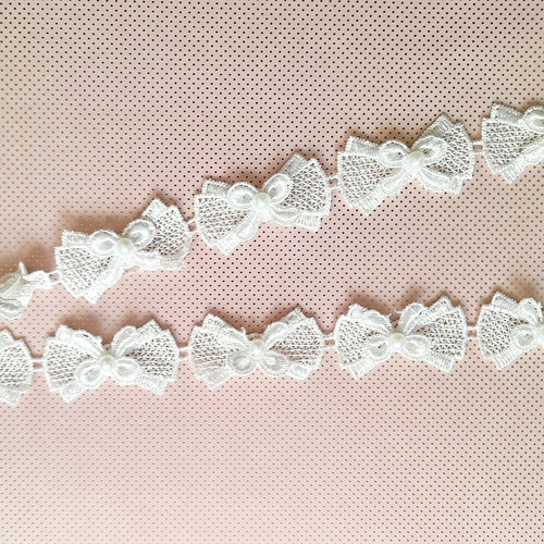 Noeuds blancs dentelle - dentelle, et