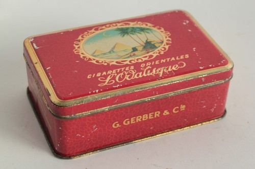 Boîte cigarettes tôle - boîte,