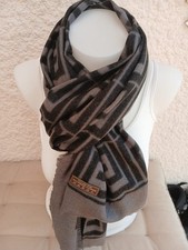 Écharpe Grise  Laine Et