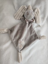 doudou plat éléphant gris