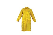 Imperméable À Capot Jaune En