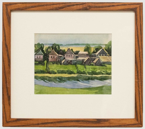 école russe aquarelle - École, du