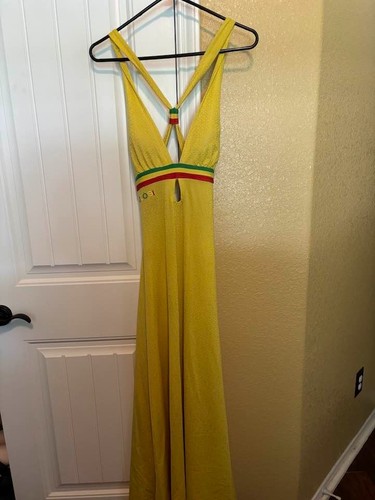 Coogi long halter maxi dress - halter,