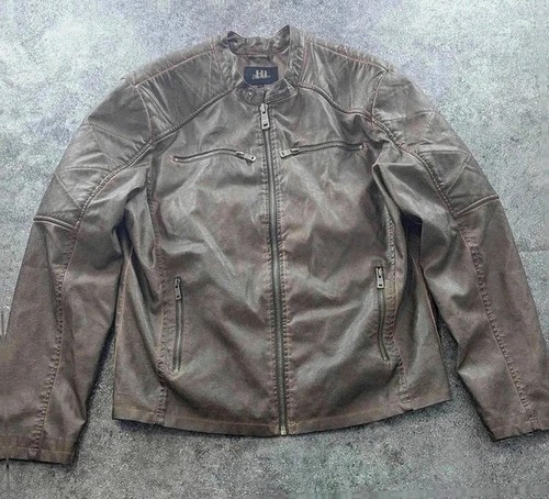 Blouson biker buxter marron - biker, hi
