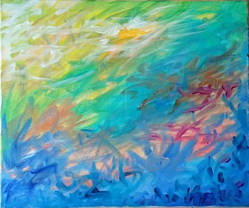 Art tableau peinture abstraite - art,