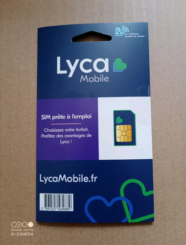 Cartes sim x10 lycamibile zero - x10,