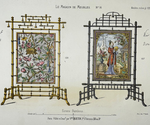 Ecran bambous magasin meubles - ecran,