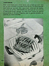 1959 LE CREUSET TOSTADOR LE GRILL-VIANDE PRESS ADVERTISEMENT - ADVERTISING
