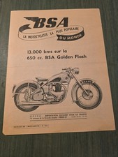 BSA Golden Flash 650 cc – Article complet Moto-Revue 14 juillet 1951 – Publicité